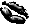 Gif animé bouche noire